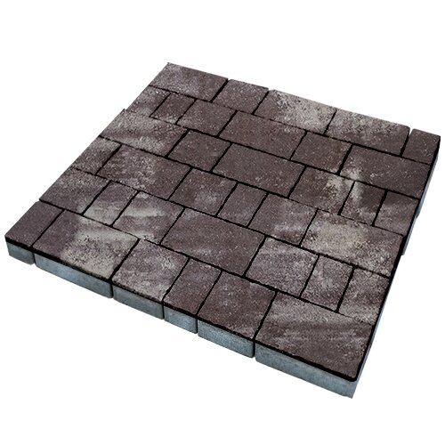 Тротуарная плитка SteinRus Старый город 60 мм 160/260 х 100/160 мм, цвет: браун