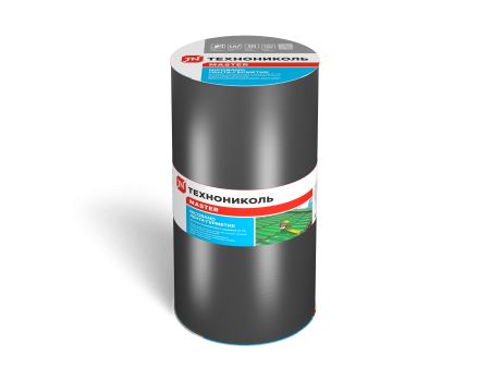 Технониколь Nicoband 30 см, герметизирующая самоклеящаяся лента, 10 м, цвет: темно-серый