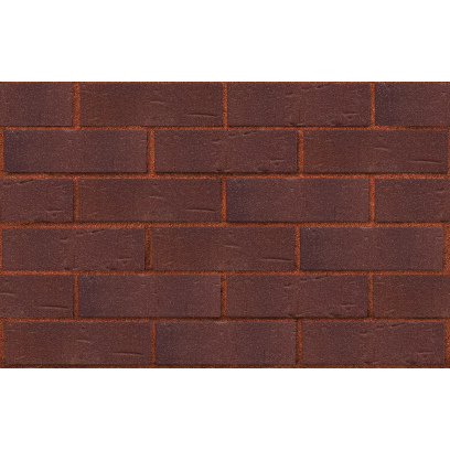 Кирпич облицовочный клинкерный ЛСР, 0.71НФ пустотелый, Порту темно-красный с бордовым песком, винтаж, М300, 250х85х65 мм