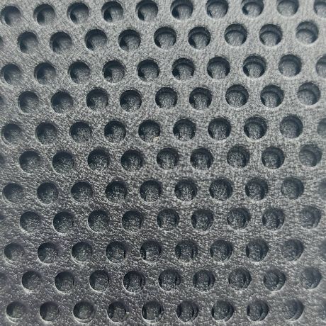 Перфорированный стальной лист 2000х1250 мм RV 4-6, 0.5 мм, PU Matt, RAL 9005