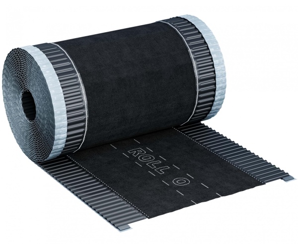 Вентиляционная коньковая лента Eurovent ROLL O 180 мм, цвет: антрацит