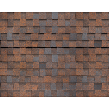 Битумная черепица Shinglas, Джаз цвет: Севилья, 2 м² / уп.