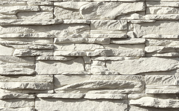 Декоративный камень White Hills Уорд Хилл под Камень скалистый, цвет: 131-00 / белый