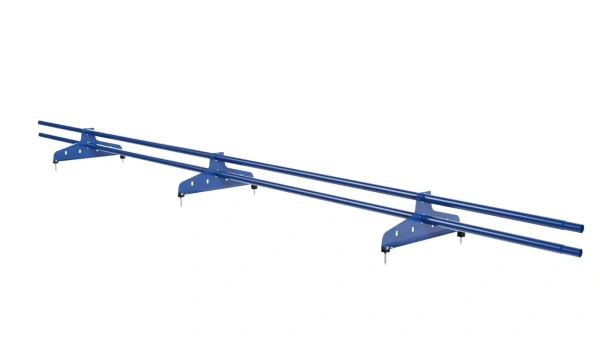 Снегозадержатель универсальный NewLine L=3000 мм, 3 опоры, 2 трубы, круг Ø25 мм, RAL 5005