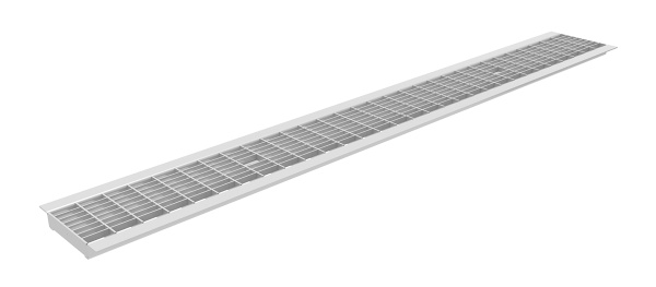 Решетка водоприемная Gidrolica Standart DN200, стальная оц, ячеистая, B125, 522