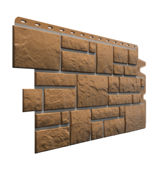 Фасадные панели Docke Burg, 1072х472 мм Premium, цвет: кукурузный