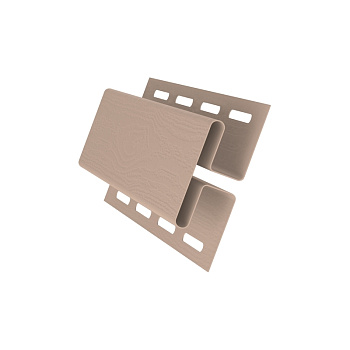 H-профиль пвх, Grand Line, L=3000 мм серия Classic Color Plus, цвет: персиковый