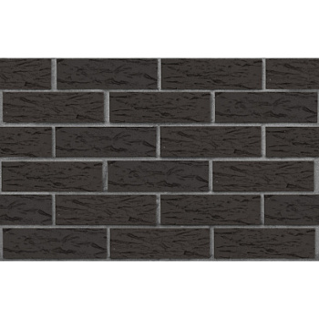 Кирпич облицовочный керамический ЛСР, 1НФ пустотелый, цвет: графит, рустик, М175, 250х120х65 мм