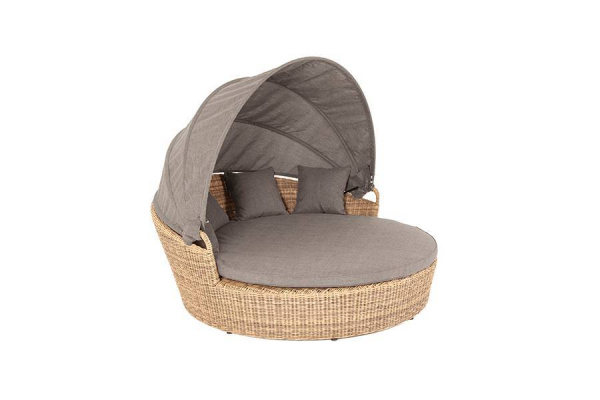 Кровать плетеная круглая, Стильяно соломенный