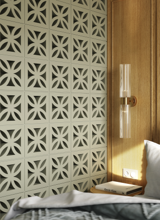 Декоративный бриз-блок Mesterra Cobogo, 250х250 мм 50 мм, 0201, под покраску