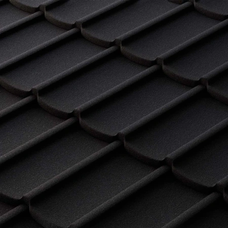 Композитная черепица Metrotile Mistral , цвет: Coal Black