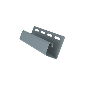 J-профиль пвх, Grand Line, L=3000 мм серия Classic Color Plus, цвет: голубой