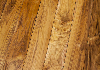 Террасная доска Тик 125 мм, L= 2000-3000 мм, Гладкая