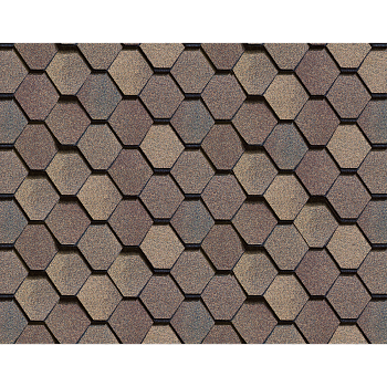 Битумная черепица Shinglas, Вестерн цвет: Прерия, 1.5 м² / уп.