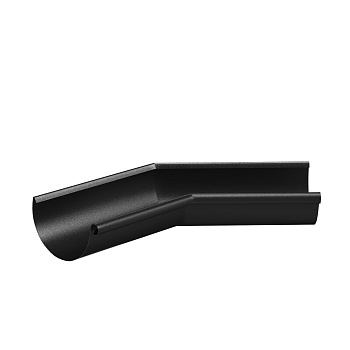 Угол желоба внутренний 135° Aquasystem Премиум Ø125 мм, PU Matt, RAL 9005