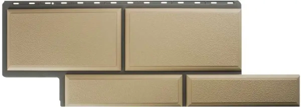 Фасадные панели Альта Профиль, Флорентийский камень, 1260 х 450 мм цвет: слоновая кость