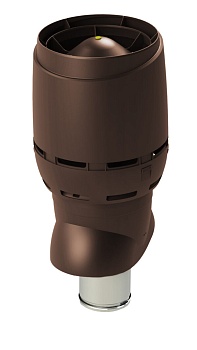 FLOW XL-вентиляционный выход Vilpe, 160/ ИЗ/ 500 мм коричневый