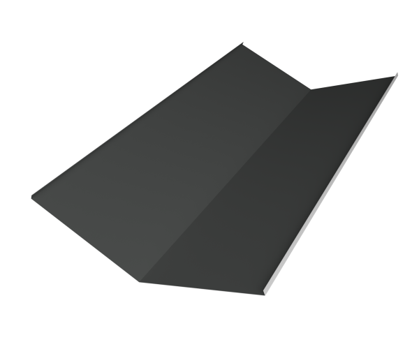 GL Планка ендовы нижней, 300х300 мм 0.45 мм, Drap, RAL 7016, L=3000 мм