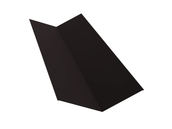 GL Планка ендовы верхней, 145х145 мм 0.5 мм, Drap TX, RAL 9005, L=2000 мм