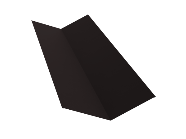 GL Планка ендовы верхней, 145х145 мм 0.5 мм, Drap TX, RAL 9005, L=2000 мм