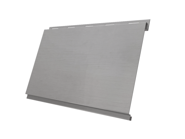 Металлический сайдинг Grand Line, Вертикаль Classic 0.45 мм, Print Elite, Milky Wood TwinColor