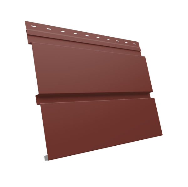 GL Софит металлический Квадро Брус, без перфорации 0.45 мм, PE, RAL 3009