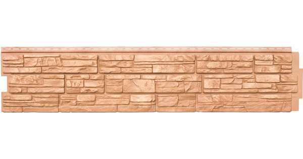 Фасадная панель Я фасад, Крымский сланец 1535 х 345 мм, Classic, цвет: янтарь