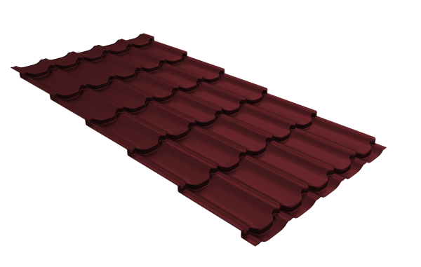 Профиль волновой Grand Line квинта плюс 0.45 мм, Drap TX, RAL 3005