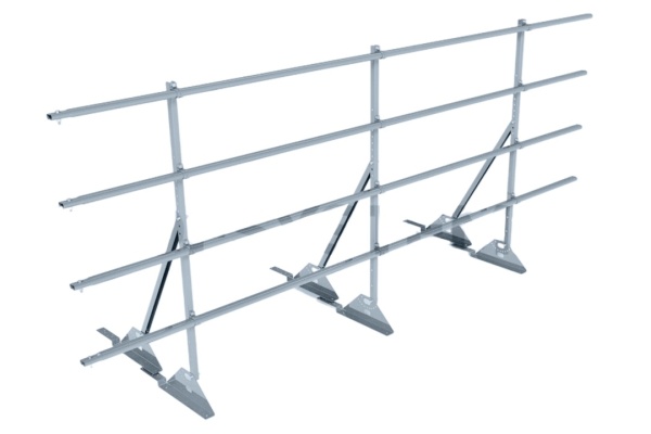 Ограждение кровельное для композитной черепицы Roofsystems Prestige композит, H=1200 мм zinc, 3000 мм