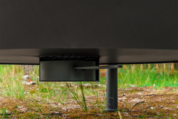 Костровая чаша с коническим дном, Ø1000, Н=700 мм, "Деревья"