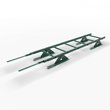 Лестница кровельная для композитной черепицы Roofsystems Prestige 400 композит, L=1800 мм RAL 6005