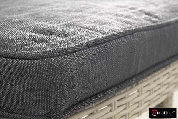 Комплект мебели Rattan Manchester Otto Set 2, из искуст. ротанга, 2 шезлонга, 2 банкетки, столик, цвет: бежевый