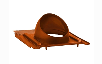 Основание для вент.трубы Krovent Krovent General-Purpose для керамической черепицы 125/150 мм красно-коричневый