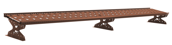 Мостик переходной универсальный Grand Line L=3000 мм, RAL 8004