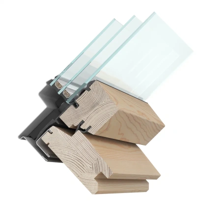 Мансардное окно RoofLITE+ 55х78 см DPY B900, Дерево, однокамерный стеклопакет