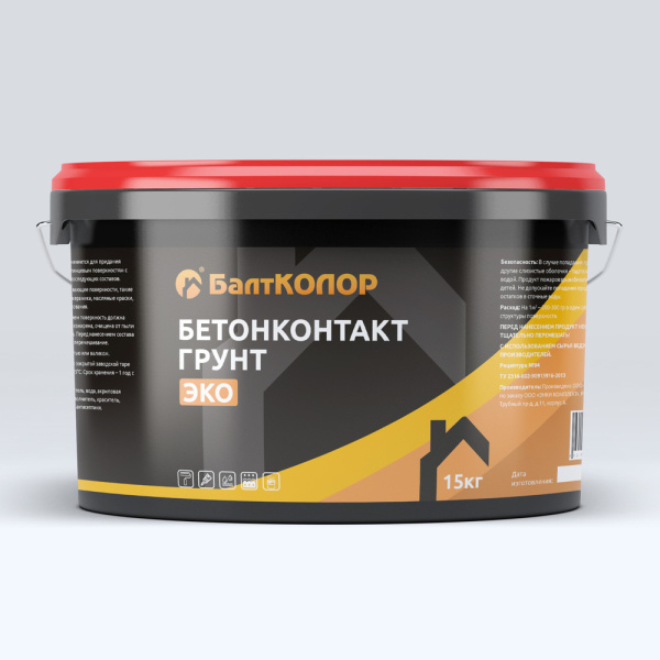 Грунт Балтколор Бетоноконтакт Эко, уп 15 кг