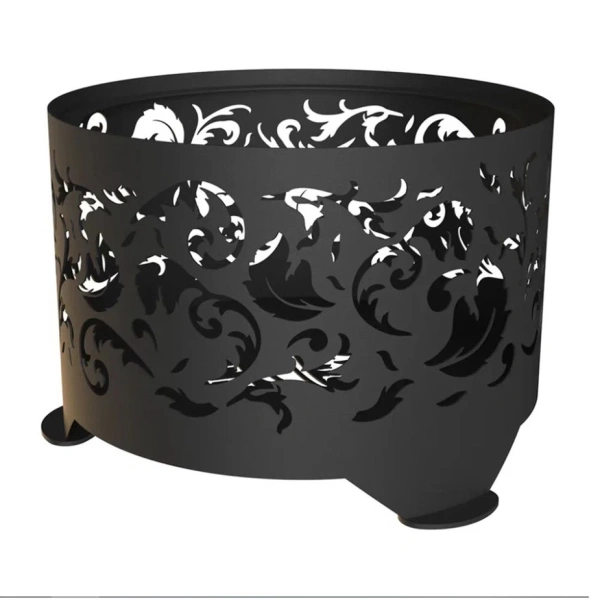 Костровая чаша с плоским дном, Ø500, Н =490 мм, "Узор"