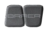 Тротуарная плитка Braer Классико круговая 60 мм 73х110х115 мм, цвет: серый