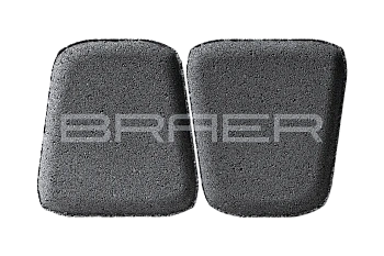 Тротуарная плитка Braer Классико круговая 60 мм 73х110х115 мм, цвет: серый