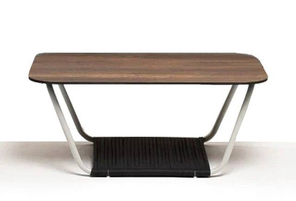 Стол журнальный из HPL, Глория, 90х60 см цвет: дуб