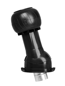 Комплект вентиляции Gervent для кровли фальцевой и гибкой черепицы 150/ИЗ/160 мм черный