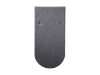 Кровельный сланец 400х200 мм, 5-7 мм, бобровый хвост, Charcoal