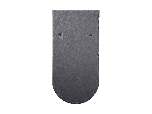Кровельный сланец 400х200 мм, 5-7 мм, бобровый хвост, Charcoal