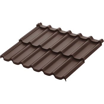 Модульная металлочерепица Aquasystem, Стокгольм 1185х775 мм 0.5 мм, PE, RR 32