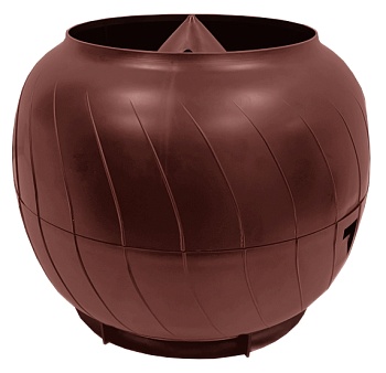 Дефлектор статический колпак Gervent, 160 мм бордовый