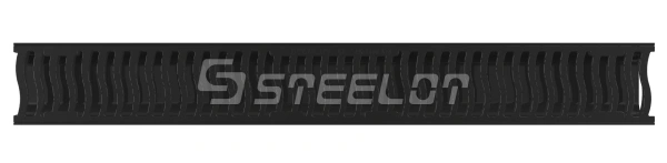 Лоток пластиковый SteePlain DN100 H100 с решеткой пластиковой, Кл.А