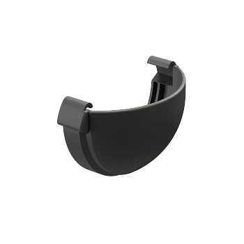 Заглушка желоба Docke Lux, Ø140 мм, цвет: графит