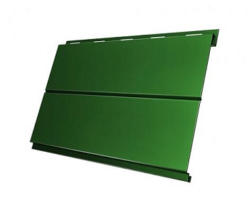 Металлический сайдинг Grand Line, Вертикаль Classic 0.45 мм, PE, RAL 6002