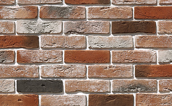 Декоративный камень White Hills Лондон Брик под Кирпич, цвет: 301-50 / красный