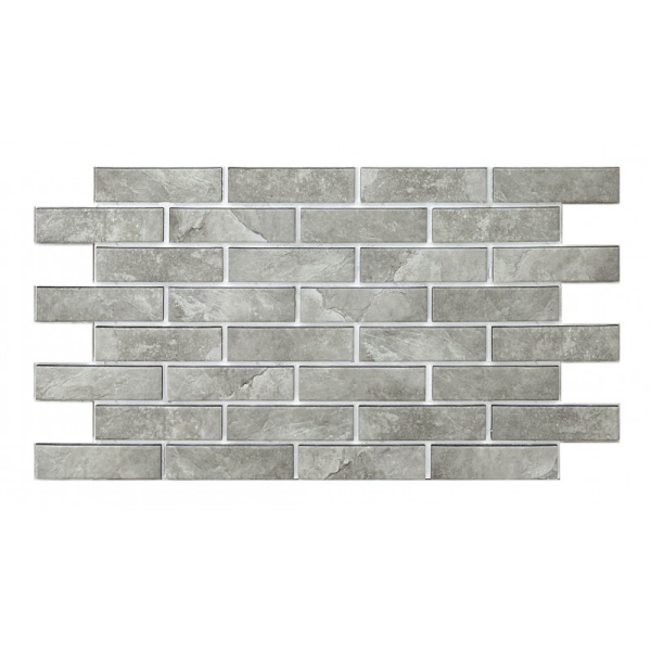 Термопанель рядовая Европа с плиткой Keramin, 1020х600 мм, 80 мм ППС, гладкий, цвет: Колорадо 1